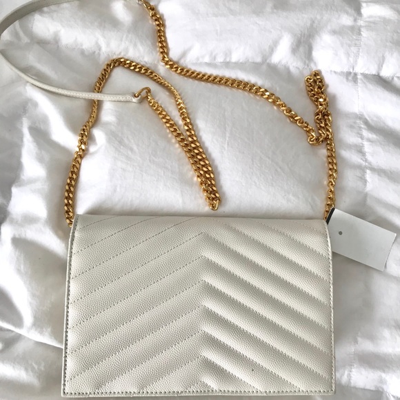 Saint Laurent Monogram Envelope Chain Wallet - Picture 4 of 4